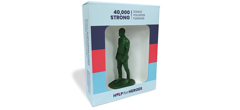 - Help for Heroes 40,000 Strong figure