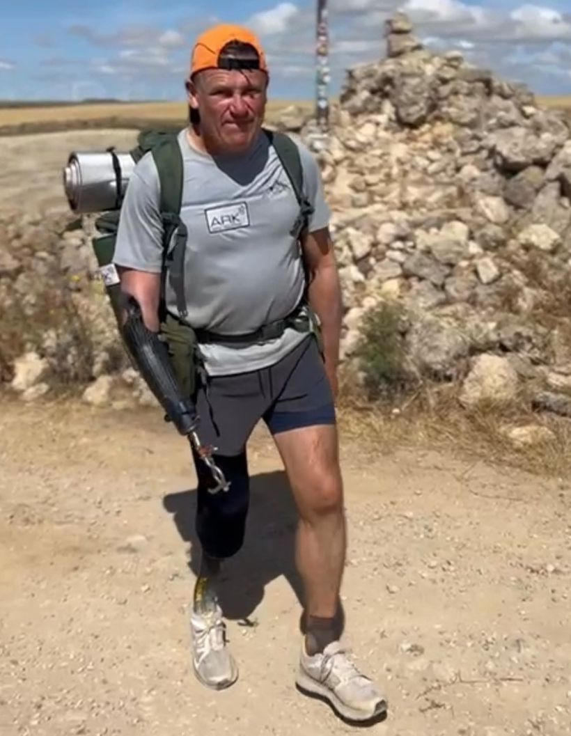 Endurance athlete Chris Moon on the Camino de Santiago trek