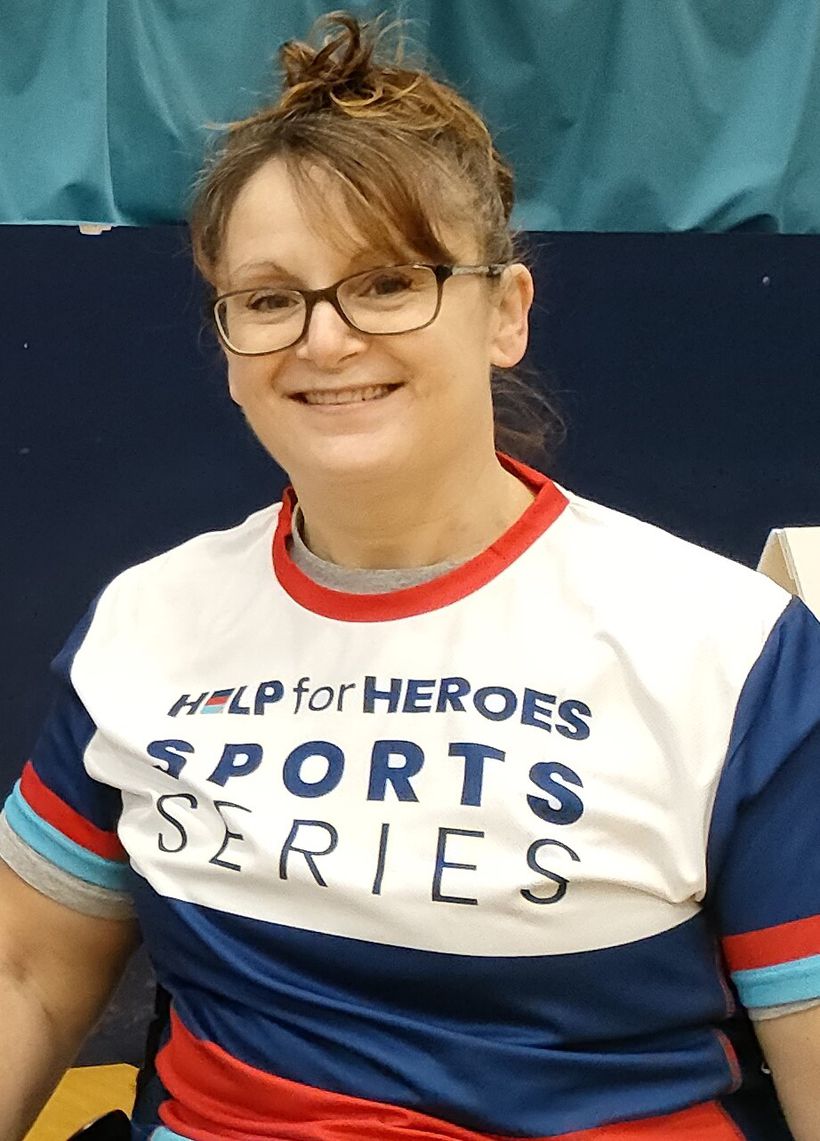 Natalie at the Community Sport Series Games. - Credit: Help for Heroes. Head and shoulders image of a woman.