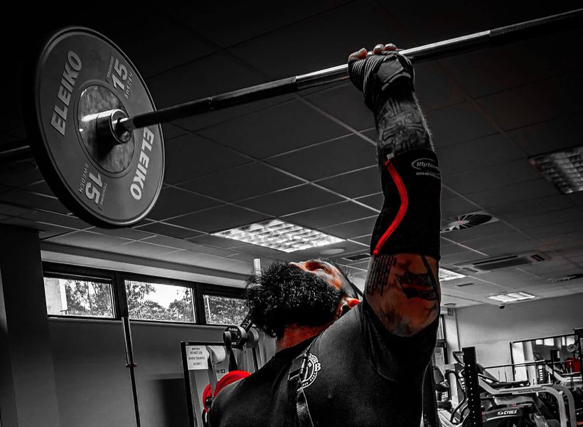 Mark Tonner shoulder pressing